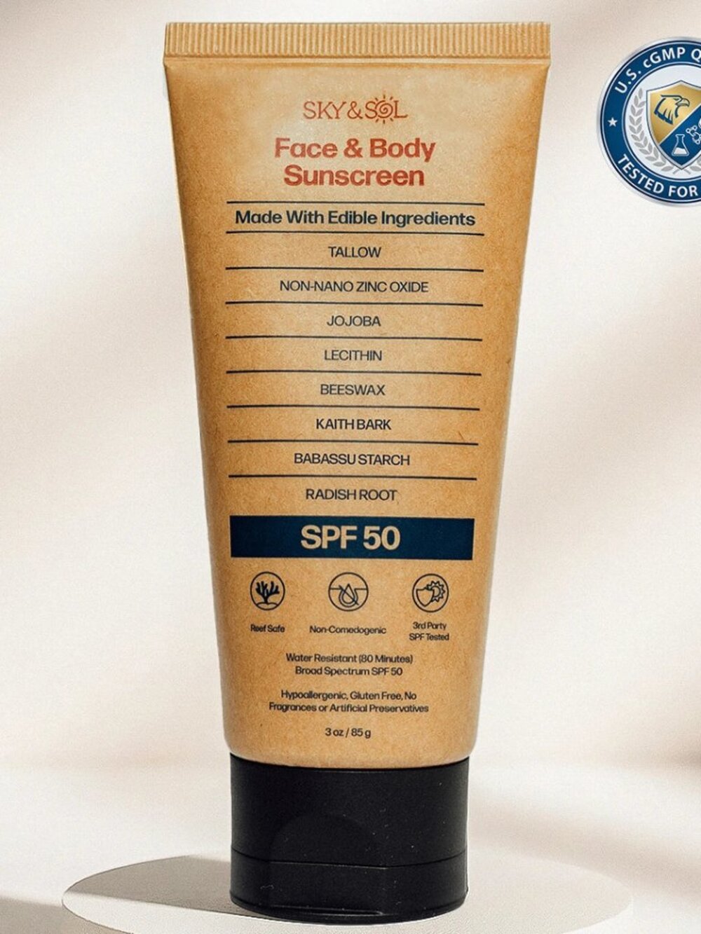 Sky & Sol Face & Body Sunscreen SPF 50, Set Of 2